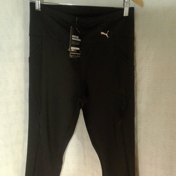 NEW! Puma Work-out Black Pants - Picture 1 of 3